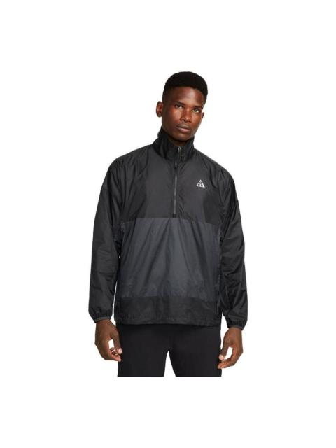 Nike 나이키 ACG Cinder 콘 반 지퍼 재킷 '블랙 그레이' DN3953-045