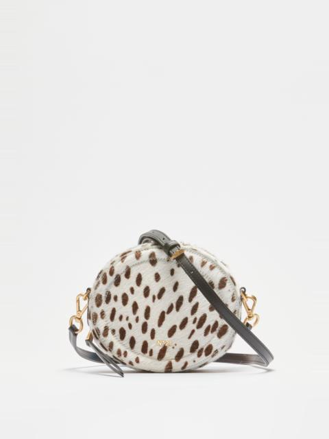 N°21 TAMBURELLO SHOULDER BAG WITH ANIMALIER EFFECT
