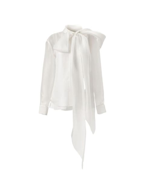 CAROLINA HERRERA organza bow-detail shirt
