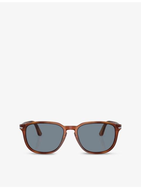 Persol Suprema Round-Frame Tortoiseshell acetate sunglasses