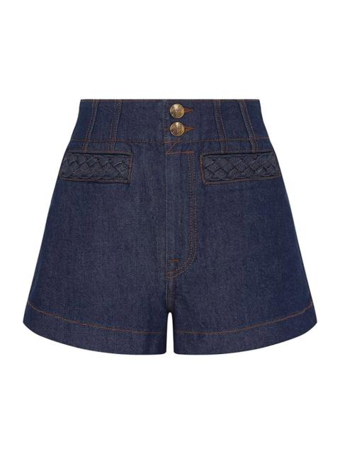 Zimmermann ASTER DENIM SHORT