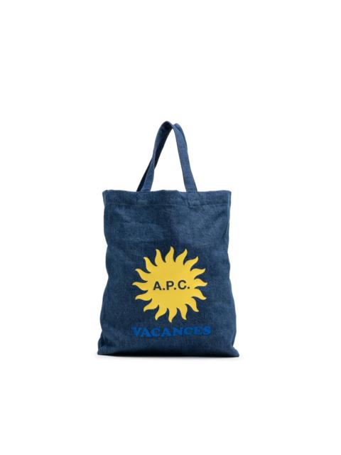 END. x A.P.C. Lou Denim Tote Bag