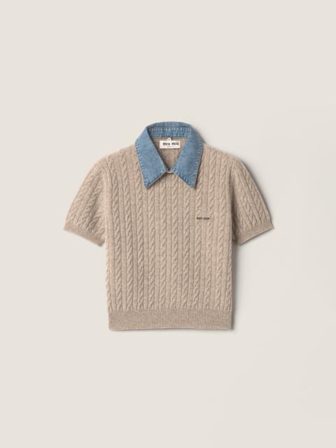 Miu Miu Wool and cashmere knit sweater