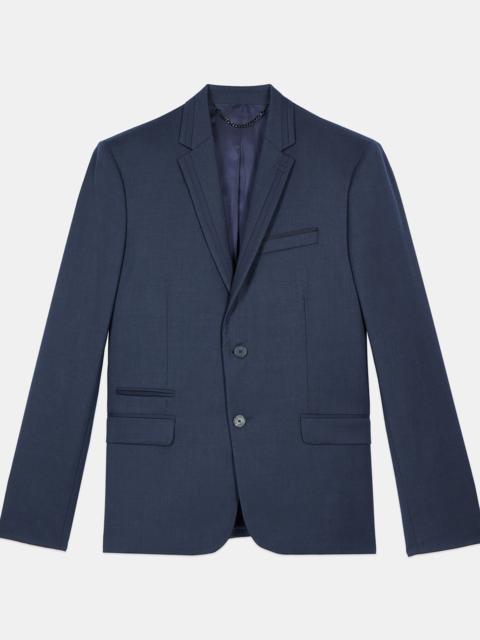 The Kooples NAVY BLUE WOOL SUIT JACKET