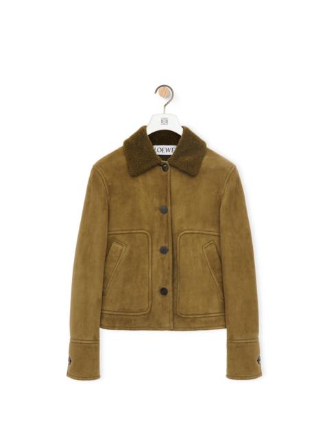 Loewe Short jacket in shearling