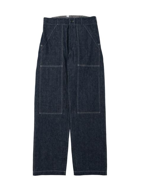 Warehouse & Co. Lot. 1239 1930's WPA Double Knee Denim Trousers Indigo Denim