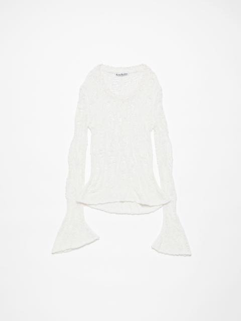 Acne Studios Loose knit sweater - Off white