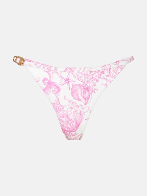 VERSACE Printed bikini bottoms