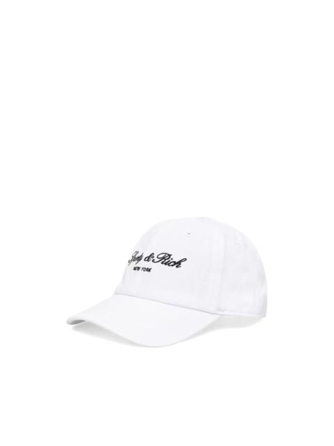 Sporty & Rich logo-embroidered baseball cap