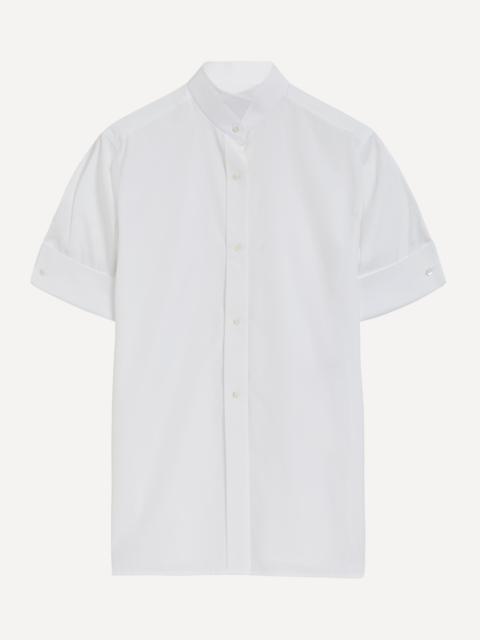 Maison Margiela White Cotton Short-Sleeve Shirt