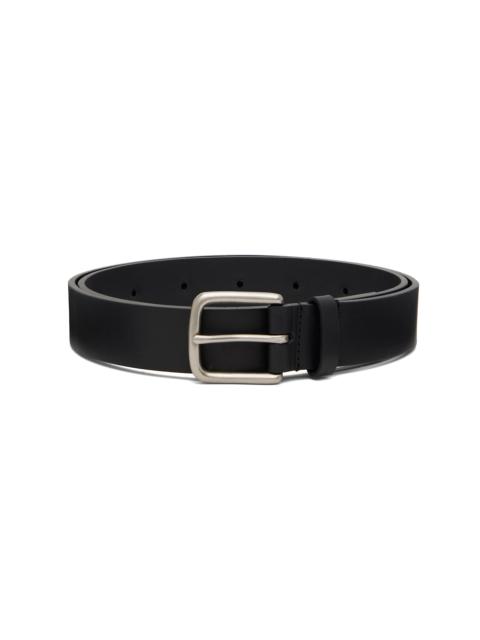 ssstein Black Pinned Buckle Classic Leather Belt