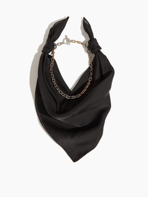 sacai Scarf Necklace in Black