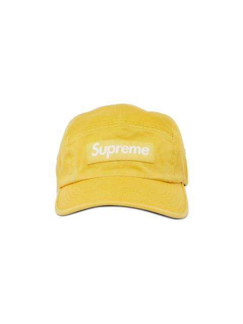 Supreme Washed Chino Twill Camp Cap 'Yellow'