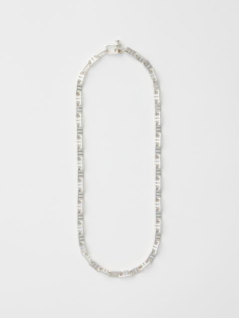Ambush SMALL MONOGRAM CHAIN NECKLACE