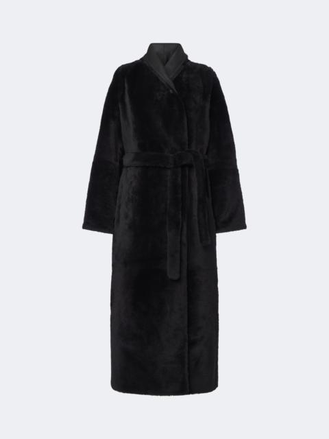Yves Salomon Reversible shearling and leather coat