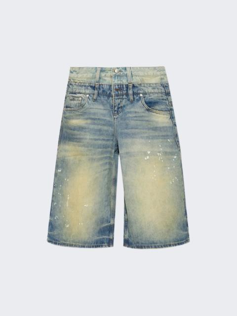 MISBHV 2in1 Denim Dirt Baggy Shorts Dirt Denim