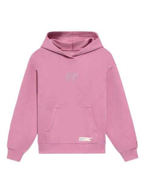 Li-Ning (WMNS) Li-Ning Logo Hoodie 'Pink' AWDS046-7