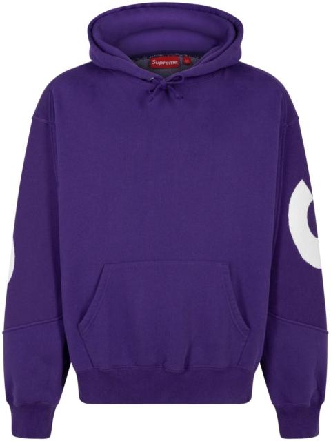 Supreme 큰 로고 자카드 후드
