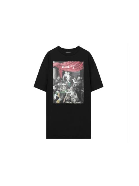 Off-White OFF-WHITE Caravaggio Painting T-shirt Black