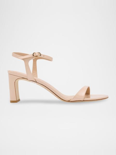 Stuart Weitzman Babette Patent Ankle-Strap Sandals