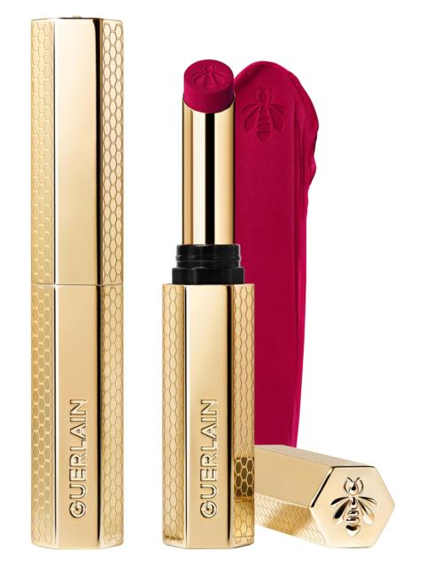 GUERLAIN KissKiss Blur Matte Long-Wearing Lipstick - 395 Bold Fuschia