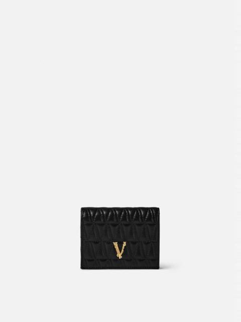 VERSACE Virtus Quilted Bifold Wallet