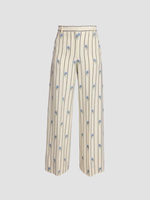 Erdem WIDE LEG TROUSERS