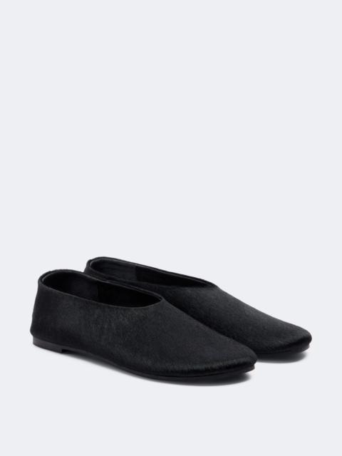 A.EMERY Jesse calf hair flats