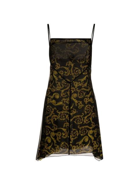 VERSACE JEANS COUTURE square-neck sleeveless dress