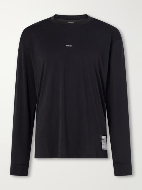 SATISFY Logo-Print Recycled AuraLite™ T-Shirt