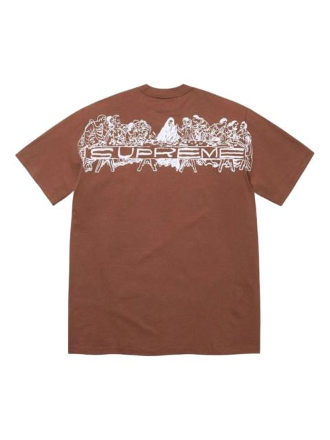 Supreme Supreme SS26 Supper T-Shirt 'Brown' SUP-SS26-346-BRN