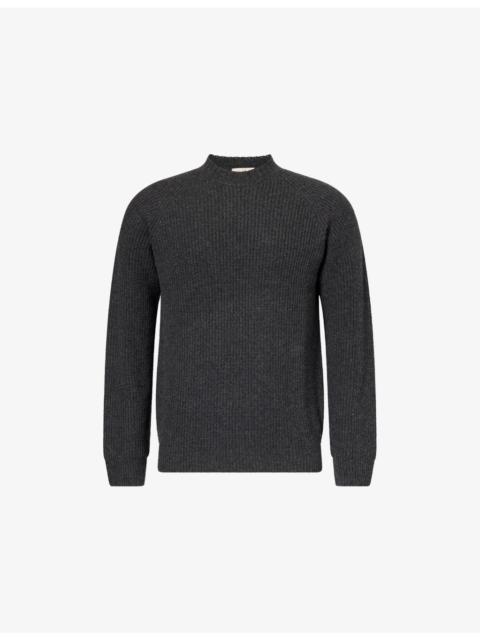 JOHN SMEDLEY Oxnard Crewneck Cashmere and Wool-Blend Jumper