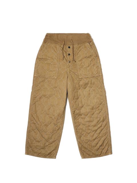 Kapital DENSED TWILL X QUILTING PANTS