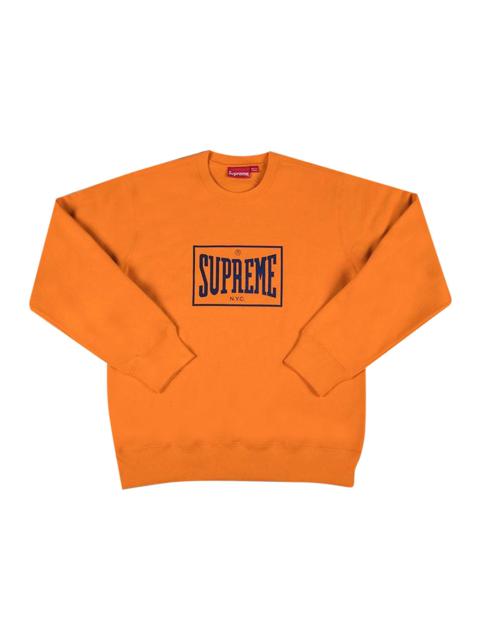 Supreme Warm Up Crewneck 'Orange'