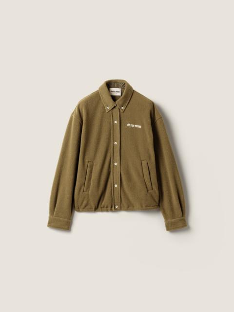 Miu Miu Fleece blouson jacket