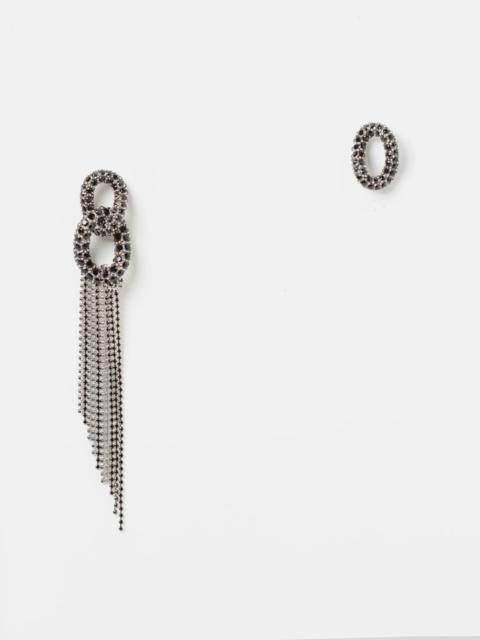 Isabel Marant Isabel Marant earrings in brass with rhinestones