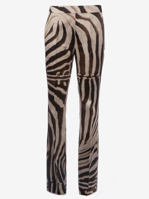 GIAMBATTISTA VALLI zebra print trouser