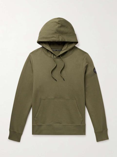 Huron Logo-Appliquéd Cotton-Jersey Hoodie