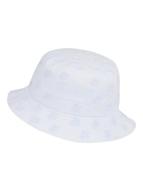 Vilebrequin Embroidered Bucket Hat Tutles All Over