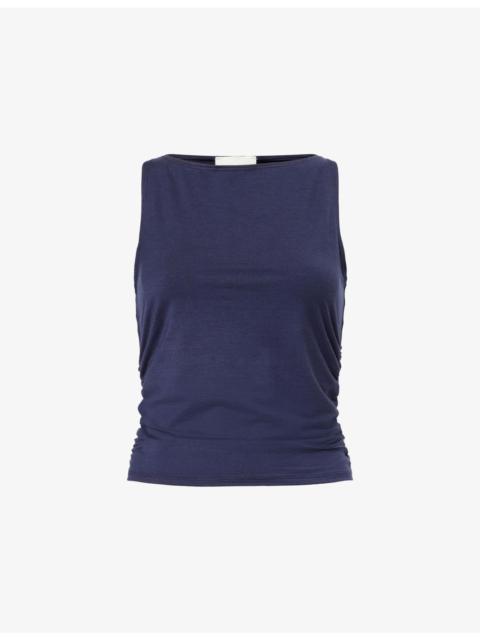 Reformation Demi Knit Stretch-Jersey Two-Piece Top and Skirt Set