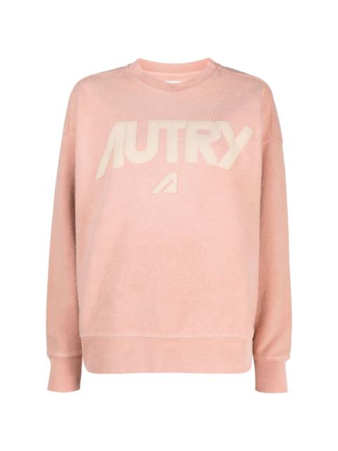 AUTRY logo-print crew-neck sweatshirt