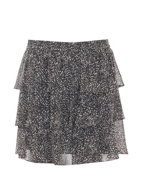 MICHAEL KORS tiered ruffled mini skirt
