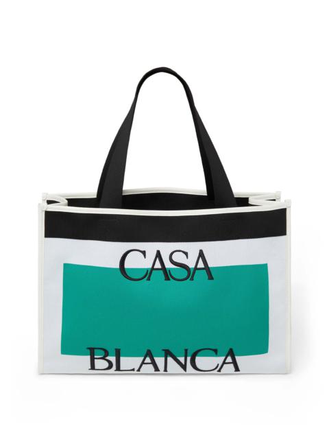 CASABLANCA Knitted Shopper Bag