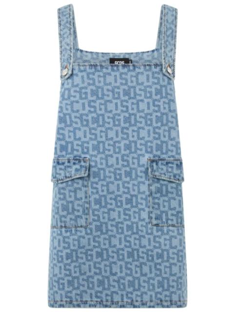 GCDS monogram denim dress