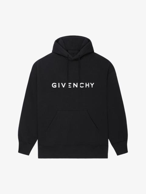 Givenchy GIVENCHY ARCHETYPE SLIM FIT HOODIE IN FLEECE