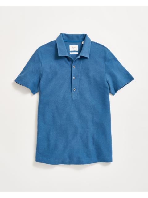 Billy Reid Hemp Cotton Twill Polo