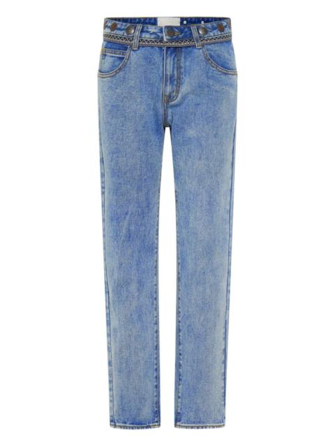 ONE TEASPOON Truckers coin-embellishment jeans