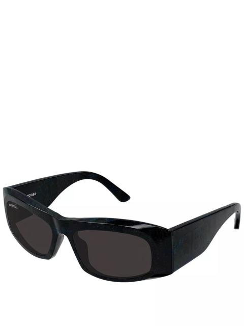 BALENCIAGA Signature Square Sunglasses, 60mm