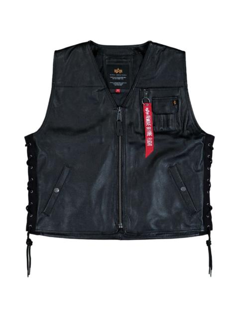 ALPHA INDUSTRIES X-Force leather vest