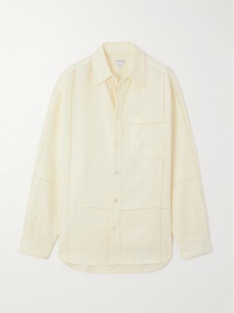 Bottega Veneta Embroidered Linen Shirt